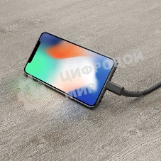 Кабель Hama 00187212 Lightning (m) угловой USB 2.0 (m) 1.5м черный