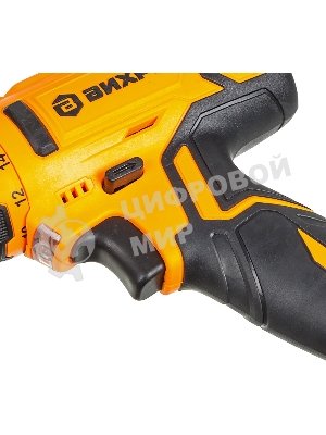 Дрель-шуруповерт Вихрь ДА-18Л-2КА, 18 В, 1,5 Ач, 35 Нм, щеточный