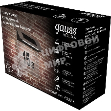 Номер дома на солнечной батарее Gauss LED Solar, 6500K