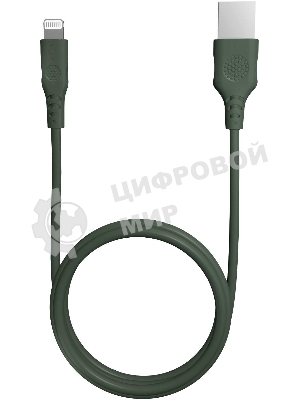 Кабель Vipe VPCBLMFIPVCGRN USB (m)-Lightning (m) 1.2м зеленый