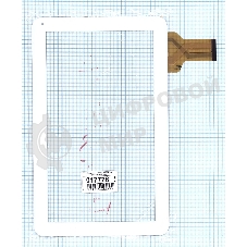 Сенсорное стекло (тачскрин) XC-PG1010-005FPC (257x159мм), белое