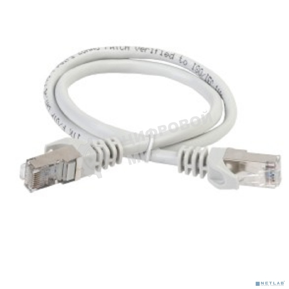Коммутационный шнур (патч-корд) ITK PC01-C5EFL-3M, cat.5e FTP, LSZH, 3м, серый
