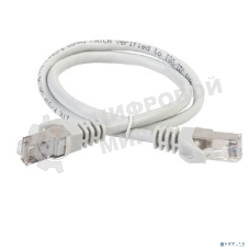 Коммутационный шнур (патч-корд) ITK PC01-C5EFL-3M, cat.5e FTP, LSZH, 3м, серый