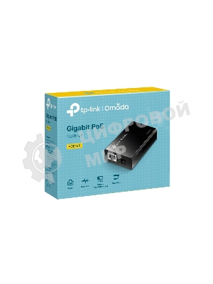 Сетевой адаптер TP-Link SMB TL-PoE10R Сплиттер PoE Data and Power carried over the same cable up to 100m, 5V/12V