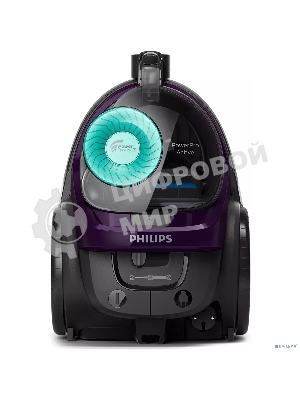 Пылесос Philips FC9571/01 черный/фиолетовый, 410/1900 Вт, уборка сухая, пылесборник контейнер 1.5 л
