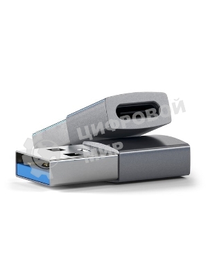 Адаптер Satechi USB Type-A to Type-C. Цвет серый космос.