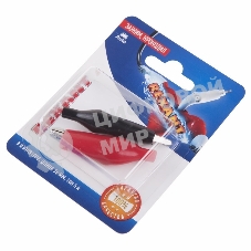 Зажим крокодил в изоляторе Rexant, длина 56 мм, ток 5A, 2 шт.