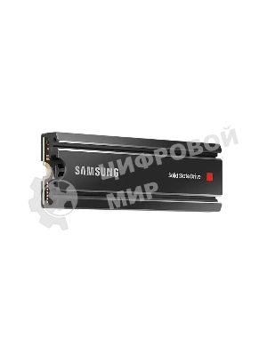 Накопитель SSD Samsung 980 PRO, 1TB, PCIe 4.0 x4, M.2 2280, NVMe, R/W 7000/5000, с радиатором