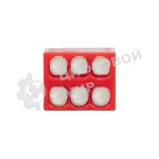 Экспресс-клемма с пастой Rexant СМК 2273-246, 6-проводная 0.5-2.5 мм², прозрачная (100 шт./уп.)