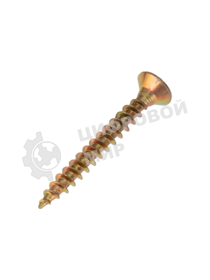 Саморез универсальный Kranz 3,5х30, желтый цинк, пакет (1000 шт/уп)