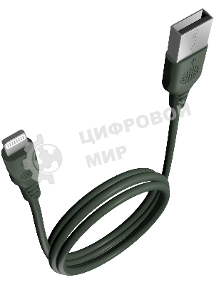 Кабель Vipe VPCBLMFIPVCGRN USB (m)-Lightning (m) 1.2м зеленый