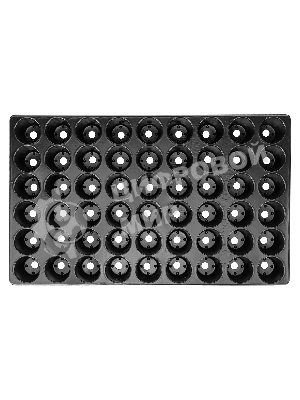 Кассета Россия для рассады, 52x31 см, высота 6 см, 54 ячейки, полистирол 64313