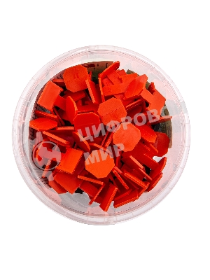 Система выравнивания плитки Сибртех (СВП), комплект: зажимы, клинья (50/50 шт), упаковка ведро