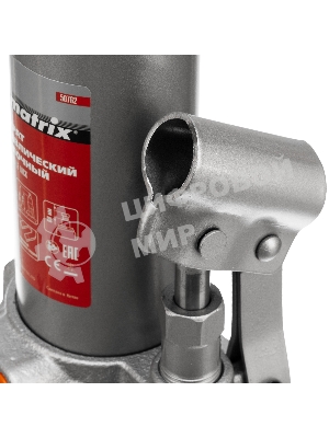 Домкрат гидравлический бутылочный Matrix, 3 т, h подъема 178–343 мм