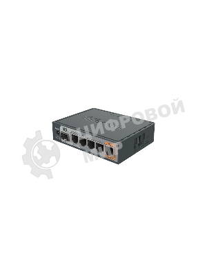 Маршрутизатор PoE MikroTikRB760iGS2 ядра (880 МГц), 5х 1G RJ45, SFP, USB, MicroSD, раздача PoE (HEX S)
