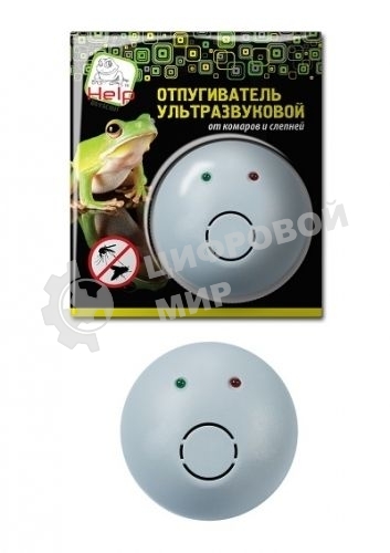 Отпугиватель HELP комаров и слепней ультразвуковой 220 В, 10 х 10 х 4,5 см