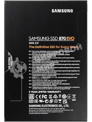Накопитель SSD Samsung 870 EVO, 1Tb, SATA III, 2.5