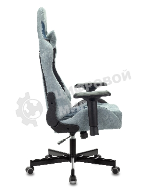 Кресло Бюрократ VIKING 7 KNIGHT BL FABRIC синий, ткань, 120 кг, механизм качания