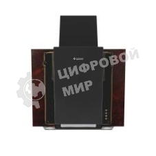 Вытяжка наклонная Gefest ВО 3603 К55 черный/красный мрамор, 60 см, 550 куб. м/ч, 76 дБ