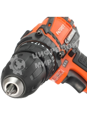 Дрель-шуруповерт Patriot BR 183UES, 18 В, 2 Ач, 29 Нм, щеточный