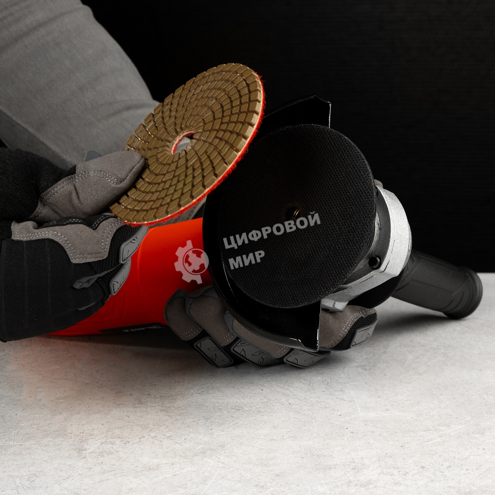 Насадка резиновая Matrix для АГШК с липучкой, 100 мм, посадка M14