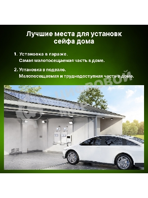 Сейф мебельный Cactus CS-SF-T25 250x350x300мм электронный