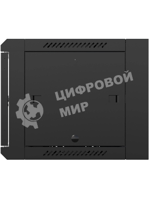 Шкаф коммутационный NTSS (NTSS-W9U6060GS-BL) настенный 9U 570x600мм пер.дв.стекл 60кг черный 22кг