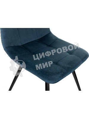 Стул для дома Бюрократ CH-K1_4 комплект 4 шт синий Holland 58 металл черный на ножках