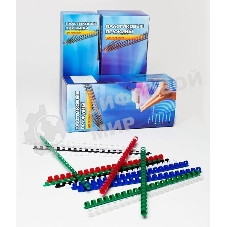 Пружины для переплета пластиковые Office Kit 16 мм (на 111-130 листов) белый (100 шт) (BP2051)