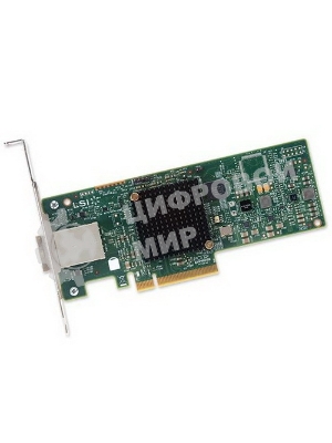 Контроллер LSI SAS9300-8E (PCI-E 3.0 x8, LP, EXTERNAL) SGL SAS12G, 8port (2*extSFF8644), Каб.отдельно