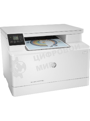 МФУ лазерное HP Color LaserJet Pro MFP M182n (7KW54A), A4, цветной, печ. до 16 стр/мин., 600 x 600 dpi (печать) 1200x1200dpi (скан.), USB, RJ-45, Air Print, Mopria