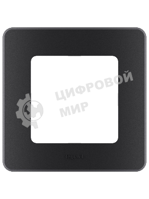 Рамка 1 пост. антрацит Legrand