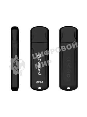 Флешка USB Transcend JetFlash 750 (TS64GJF750K), 64Gb, USB 3.0, R/W 130/40, черный