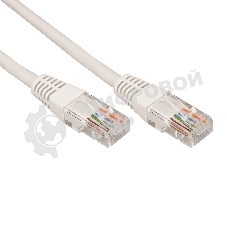 Патч-корд U/UTP Rexant cat.5e, RJ45-RJ45, 26AWG, ZH нг(А)-HF, серый, 1 м
