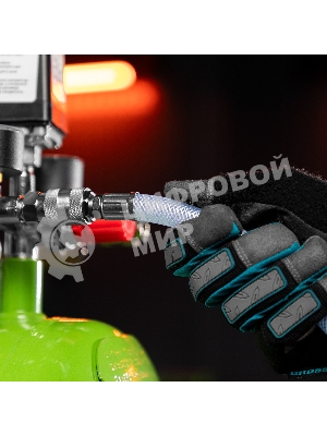 Шланг пневматический Stels 57025 пвх 10x16 мм, 18 бар, армированный прозрачный, быстросъемное соединение