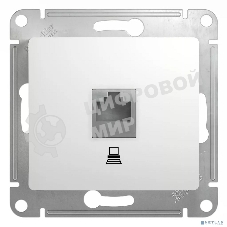 Механизм розетки SCHNEIDER ELECTRIC GSL000181K Glossaкомп. 1-м rj45 белый