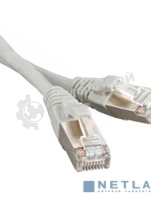 Патч-корд Hyperline PC-LPM-STP-RJ45-RJ45-C6a-5M-LSZH-GY Патч-корд FTP, Cat.6a, LSZH, 5 м, серый