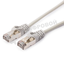 Патч-корд FTP Cablexpert cat.5e, 1м, литой, многожильный серый