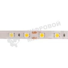 Лента светодиодная открытая, 10 мм, IP23, SMD 5050, 60 LED/m, 12 V, цвет свечения теплый белый