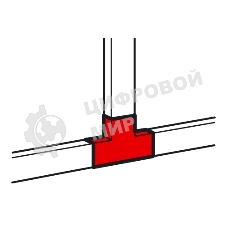 Тройник 40x16 мм METRA Тройник 40x16 мм METRA