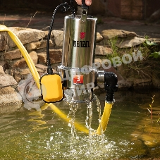 Насос Denzel DP1100X дренажный 1100Вт подъем 11м 15500л/ч