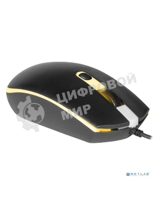 Мышь проводная Defender Dot MB-986 черный, 1600 dpi, USB, кнопки - 4