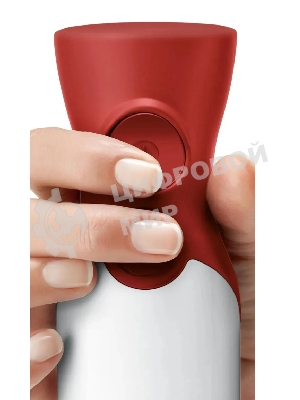 Блендер погружной Bosch MSM64110 450 Вт, белый/красный