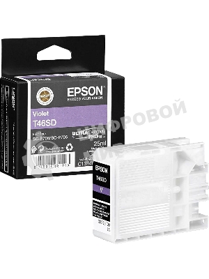 Картридж струйный фиолетовый Epson T46SD для SC-P700