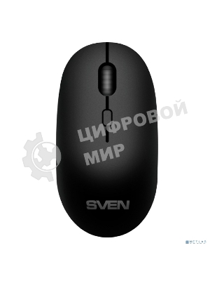 Мышь беспроводная SVEN RX-222W черный, 1800 dpi, радиоканал, Bluetooth, USB, кнопки - 4