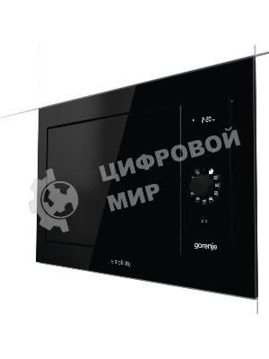 Встраиваемая микроволновая печь GORENJE BM235G1SYB черный 23 л, 900 Вт, переключатели - поворотный механизм/сенсор