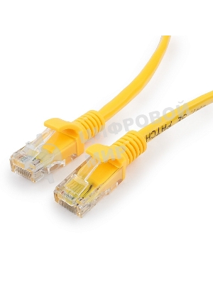 Патч-корд UTP Cablexpert cat.5e, 3м, литой, многожильный, желтый