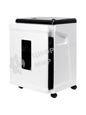 Шредер ГЕЛЕОС УМ26-2, (DIN P-2), полоса 3,9мм, 17-21 лист (70г/м2), CD/пл.карты/скрепки/скобы, 26 литров