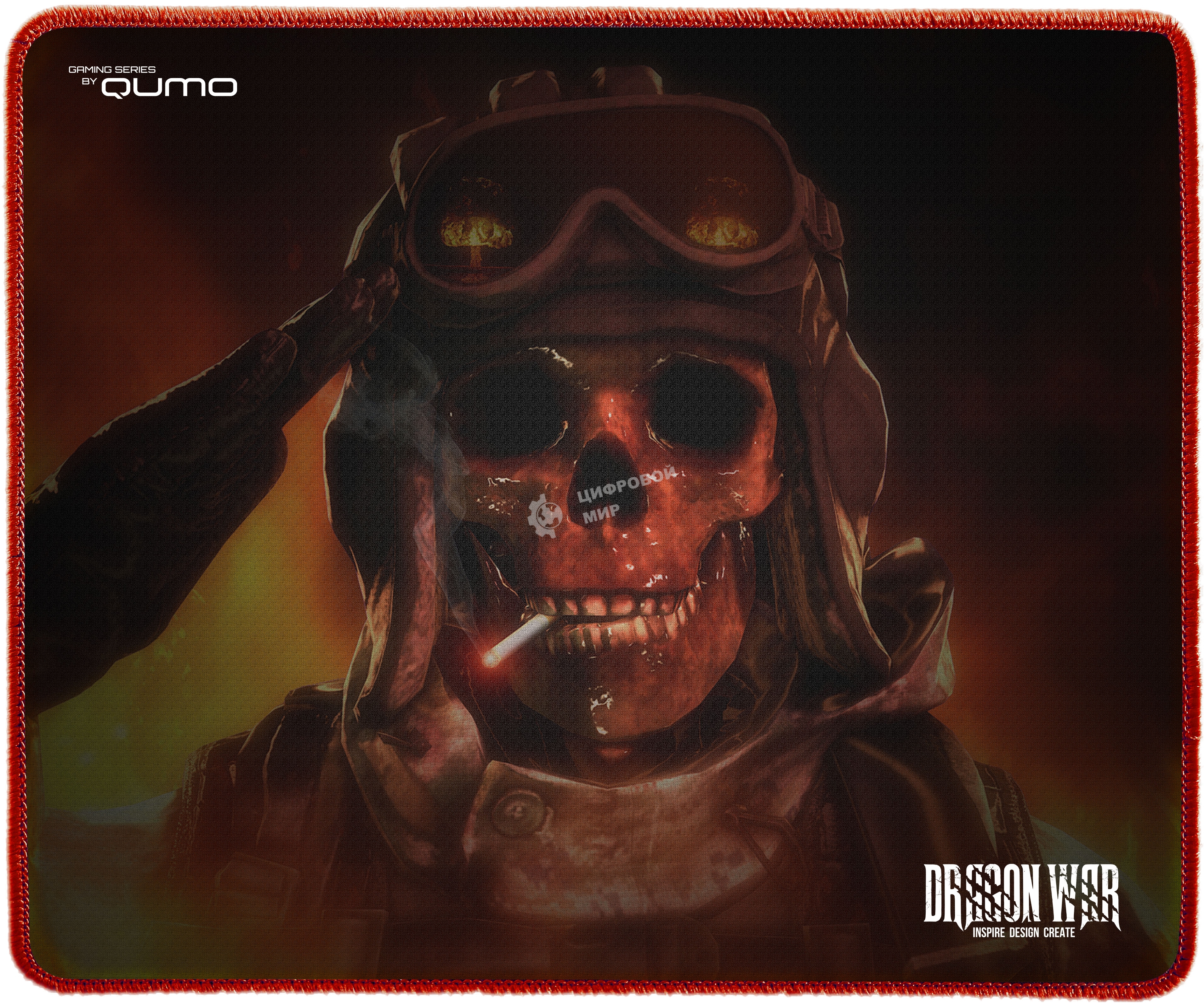 Коврик Qumo Deadly Salute для мыши,280x230x3 мм