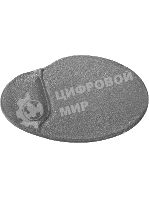 Коврик для мыши Defender гелевый Easy Work (серая лайкра) нескользящ.основа,260х225х5мм